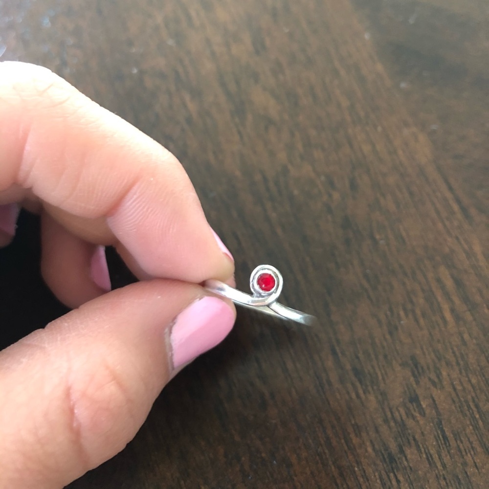 Ruby Stone Ring - image 1